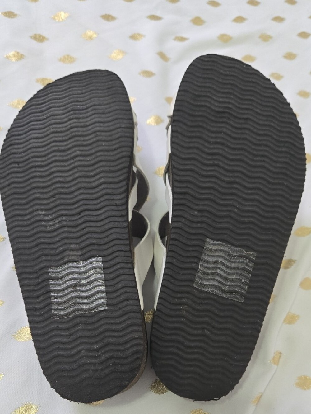 White Mountain White Braided Strap Slide Sandals - Picture 3 of 3